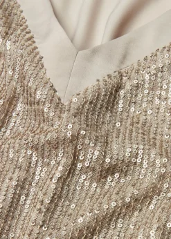 bonprix Shirts & Tops^Top naturstein metallic