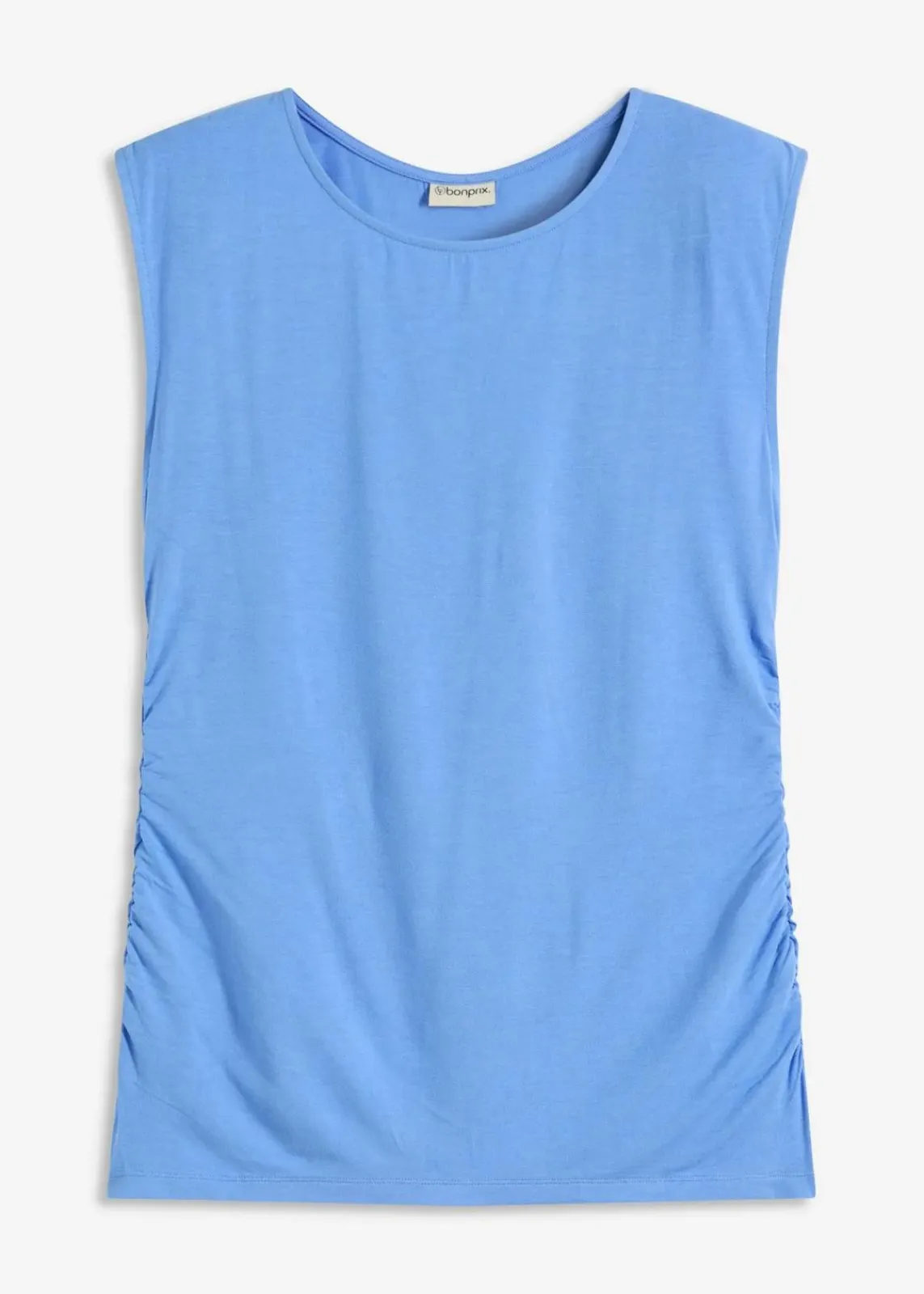 bonprix Shirts & Tops|Nachhaltigere Materialien^Top aus fließender Viskose mittelblau