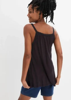 bonprix Shirts & Tops^Top aus fließender Viskose schwarz