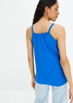 bonprix Shirts & Tops^Top aus fließender Viskose arktikblau
