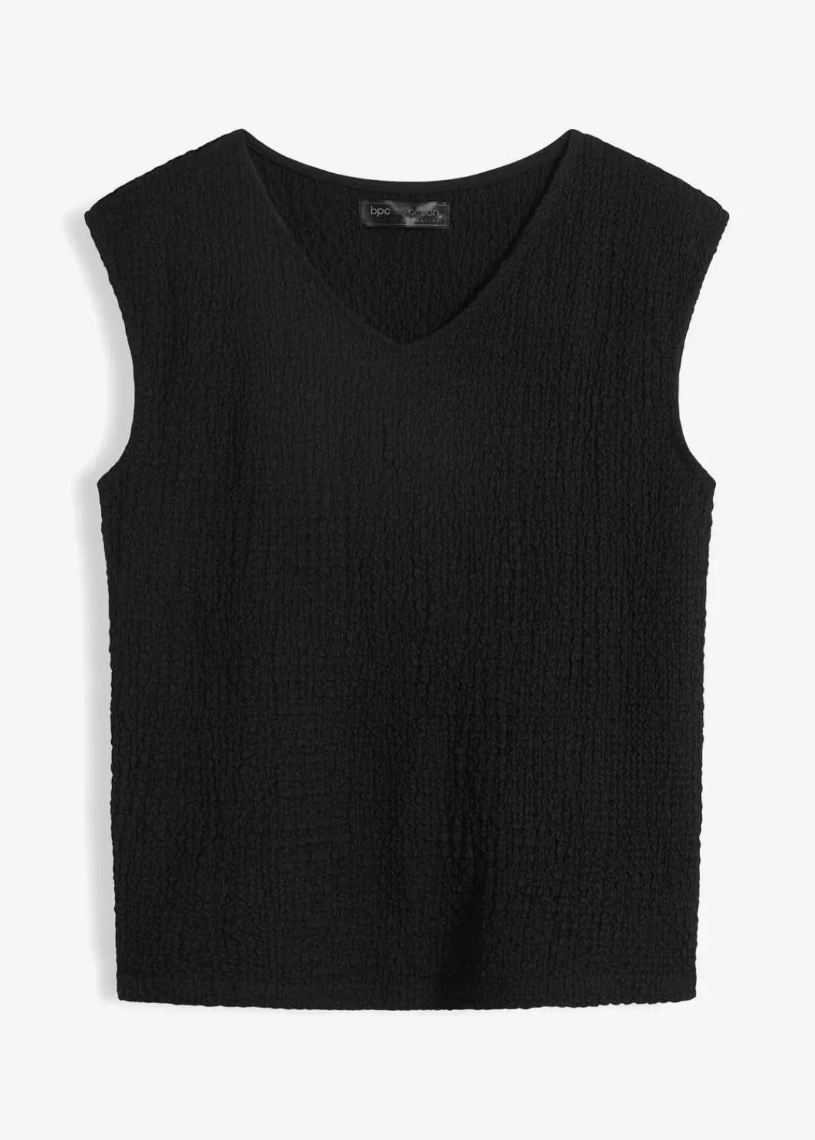 bonprix Shirts & Tops^Top aus leichtem Crêpe schwarz