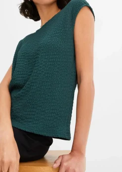 bonprix Shirts & Tops^Top aus leichtem Crêpe mattgrün