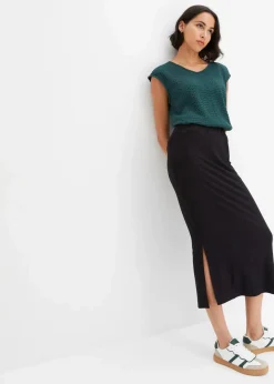 bonprix Shirts & Tops^Top aus leichtem Crêpe mattgrün