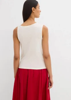 bonprix Shirts & Tops^Top aus leichtem Strick wollweiß