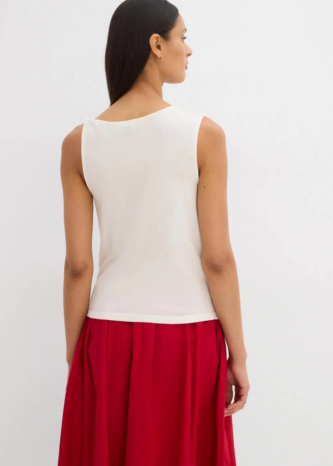 bonprix Shirts & Tops^Top aus leichtem Strick wollweiß