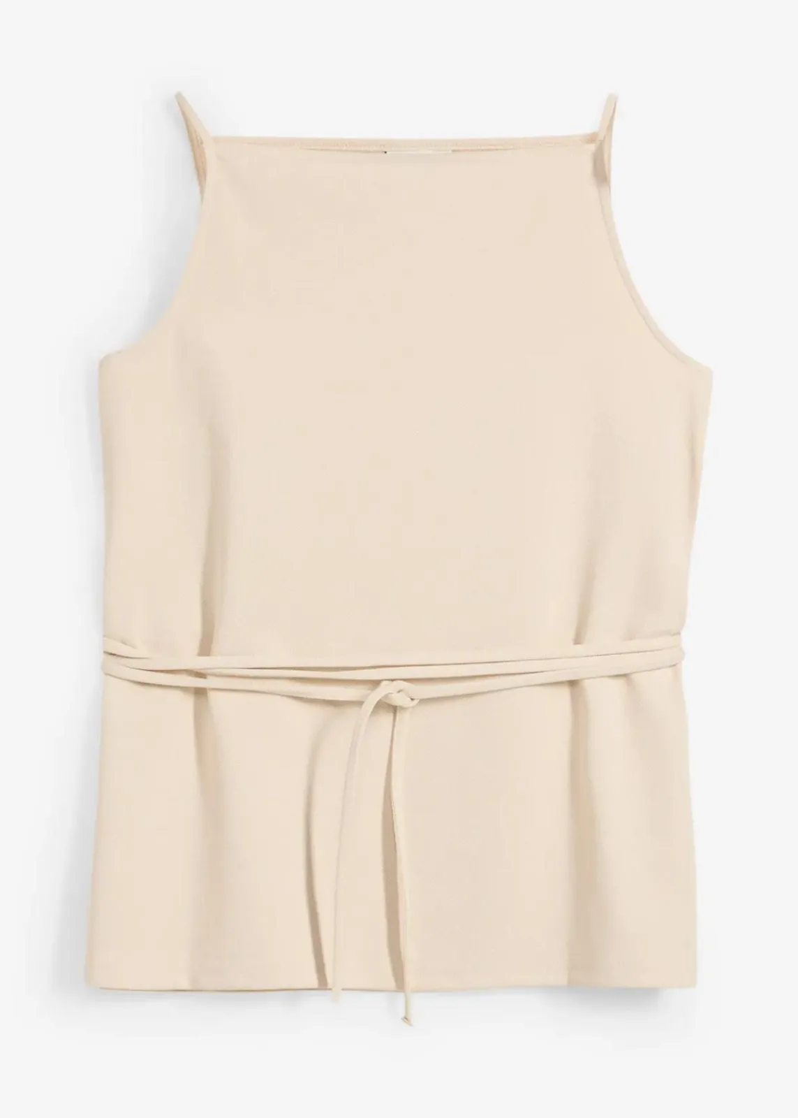 bonprix Shirts & Tops|Zweiteiler & Sets^Top aus Piqué kieselbeige