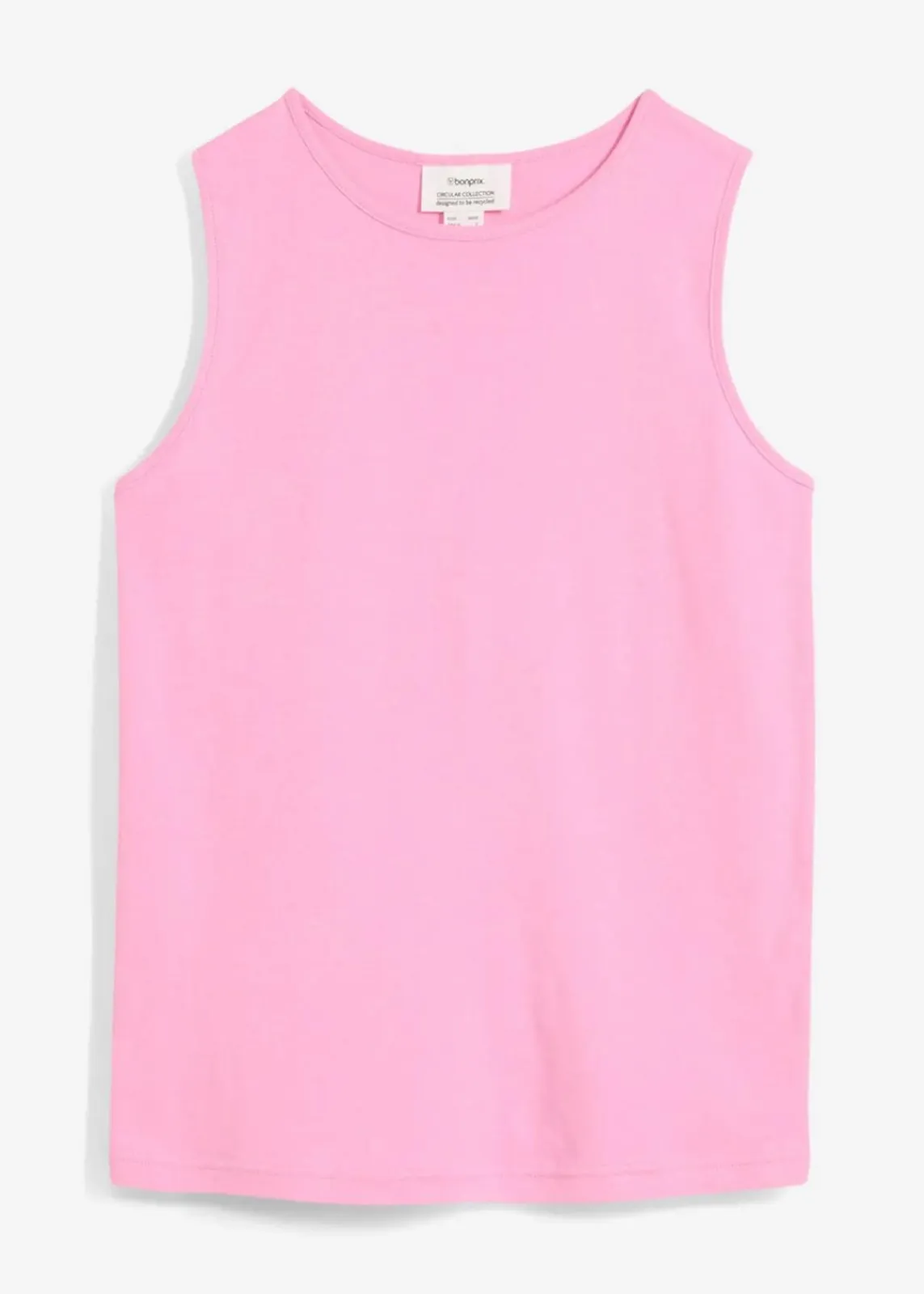 bonprix Unterhemden|Basics^Top aus reiner Bio-Baumwolle rosa
