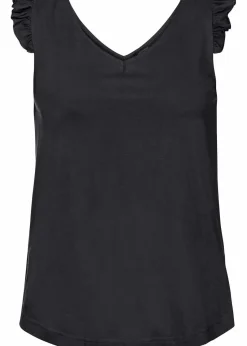 bonprix Nachhaltigere Materialien|Shirts & Tops^Top aus reiner Bio-Baumwolle schwarz