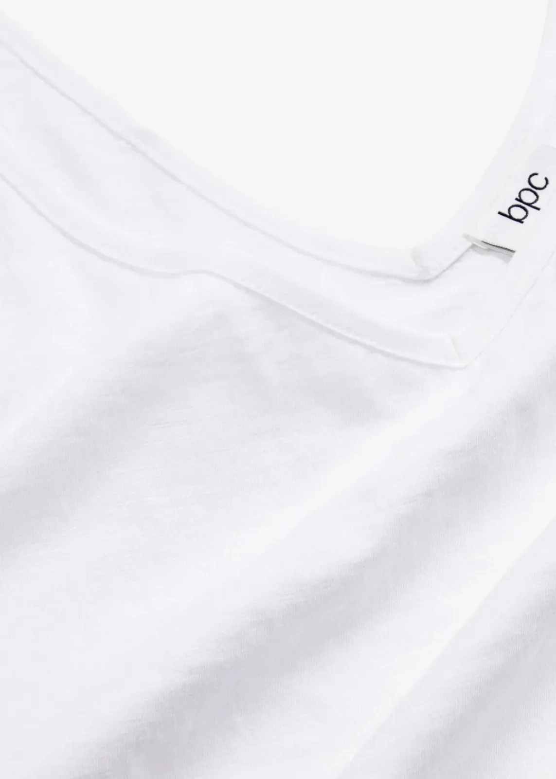 bonprix Nachhaltigere Materialien|Shirts & Tops^Top aus reiner Bio-Baumwolle weiß