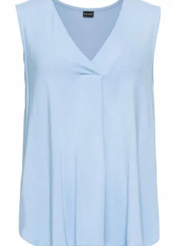 bonprix Shirts & Tops|Nachhaltigere Materialien^Top aus softem Viskose-Mix hellblau