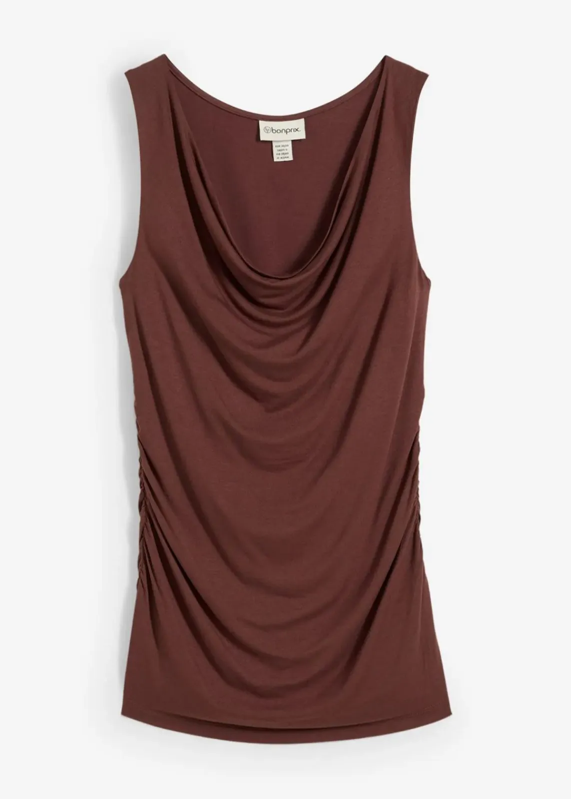 bonprix Nachhaltigere Materialien|Shirts & Tops^Top aus softem Viskose-Mix terrabraun
