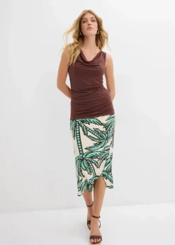 bonprix Nachhaltigere Materialien|Shirts & Tops^Top aus softem Viskose-Mix terrabraun