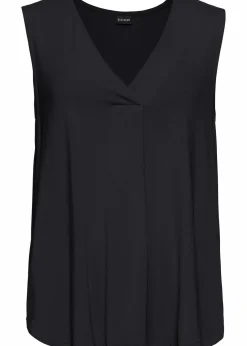 bonprix Nachhaltigere Materialien|Shirts & Tops^Top aus softem Viskose-Mix schwarz