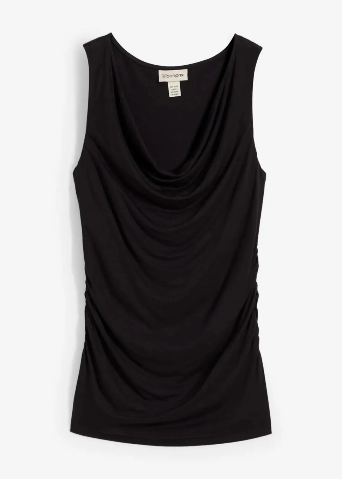 bonprix Shirts & Tops|Nachhaltigere Materialien^Top aus softem Viskose-Mix schwarz