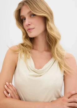 bonprix Nachhaltigere Materialien|Shirts & Tops^Top aus softem Viskose-Mix natur
