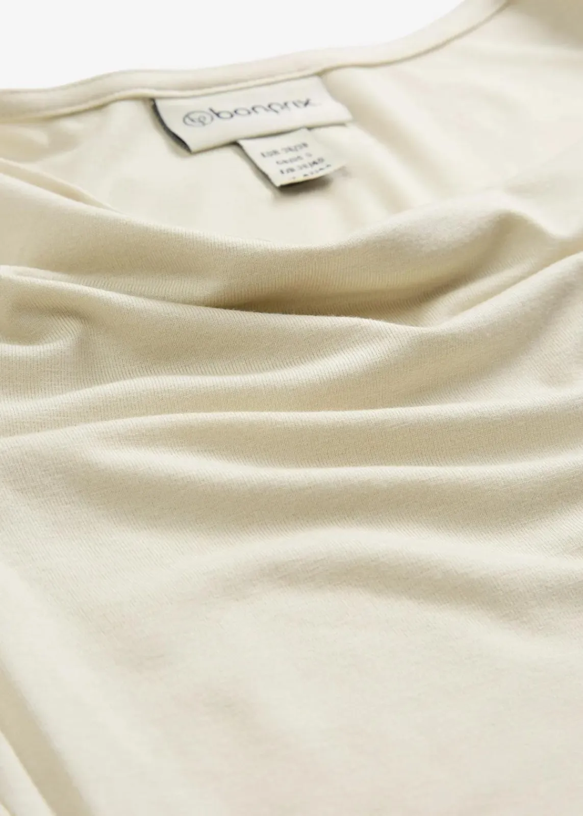 bonprix Nachhaltigere Materialien|Shirts & Tops^Top aus softem Viskose-Mix natur