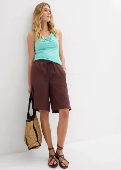 bonprix Nachhaltigere Materialien|Shirts & Tops^Top aus softem Viskose-Mix mentholblau