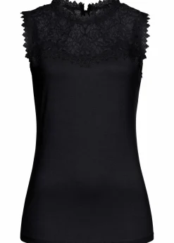 bonprix Nachhaltigere Materialien|Shirts & Tops^Top aus softem Viskose-Mix schwarz