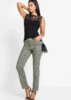 bonprix Nachhaltigere Materialien|Shirts & Tops^Top aus softem Viskose-Mix schwarz