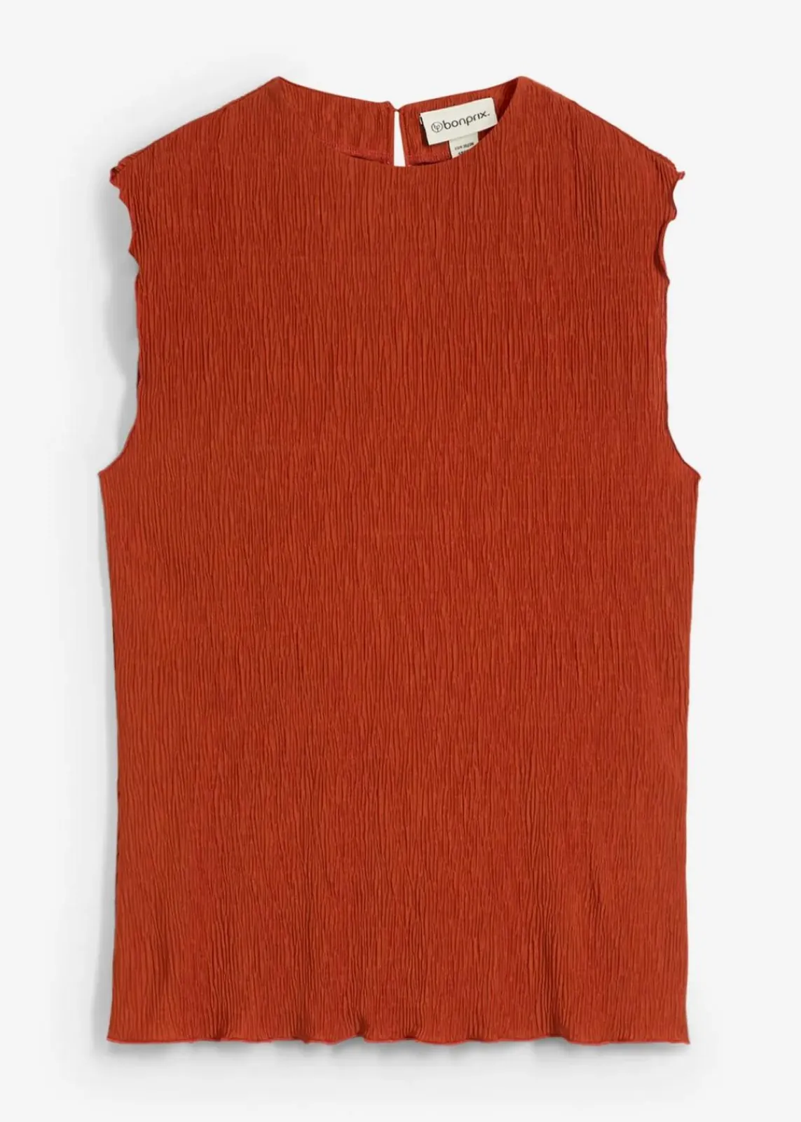 bonprix Shirts & Tops^Top aus strukturiertem Crinkle rostbraun