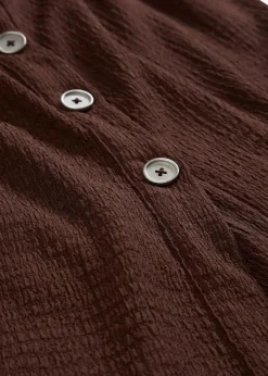 bonprix Shirts & Tops^Top aus strukturiertem Crêpe terrabraun