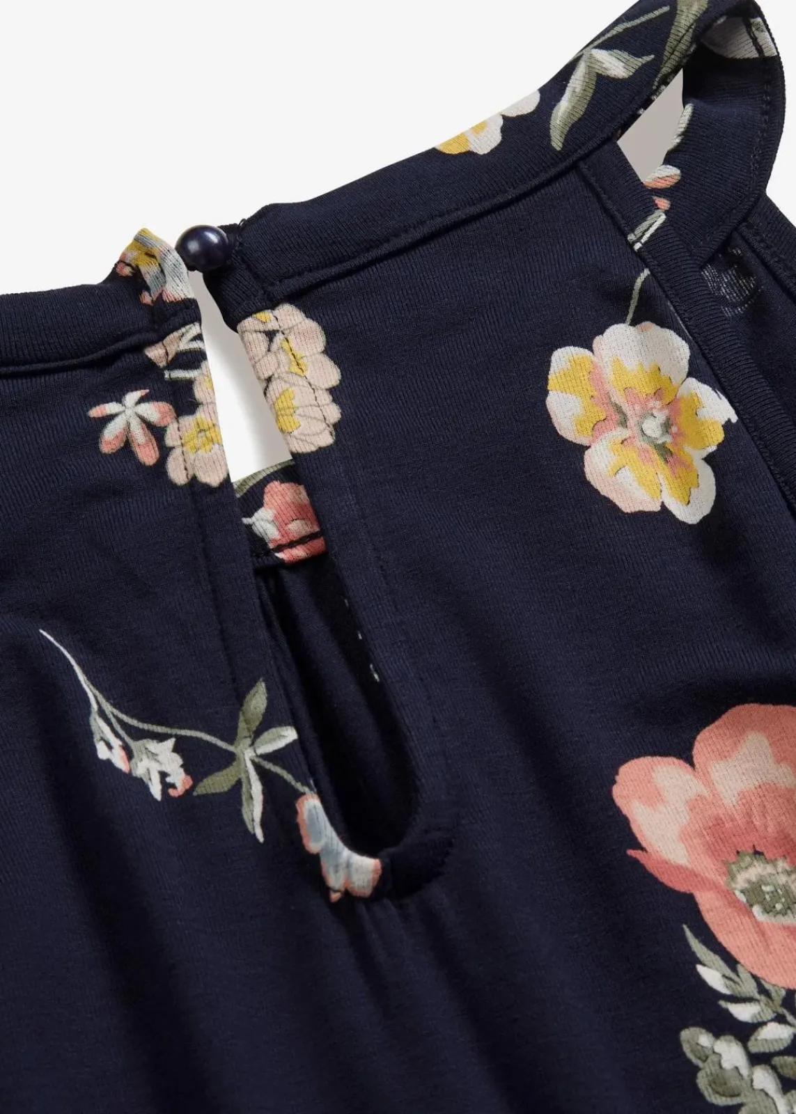 bonprix Shirts & Tops|Nachhaltigere Materialien^Top aus Viskose-Mix blau geblümt