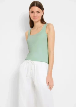 bonprix Shirts & Tops|Basics^Top (2er Pack) hellmint + schwarz