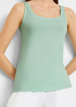 bonprix Shirts & Tops|Basics^Top (2er Pack) hellmint + schwarz
