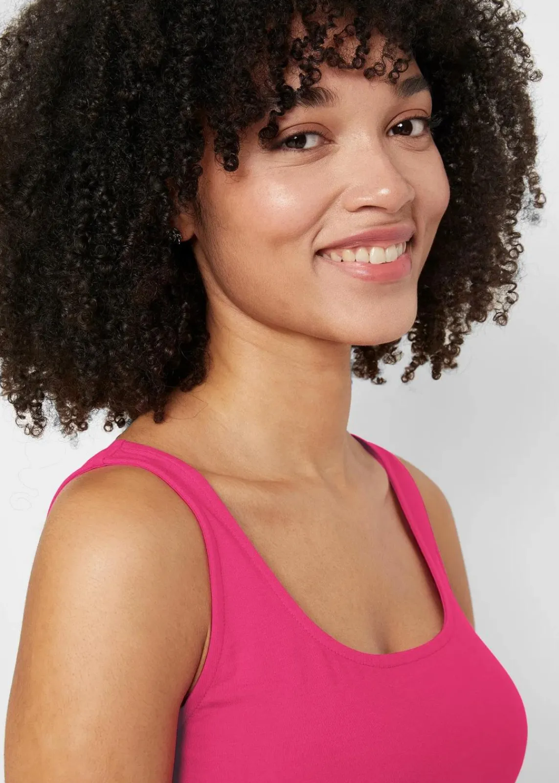 bonprix Bekleidung·Röcke|Basics^Top (2er Pack) hibiskuspink + schwarz