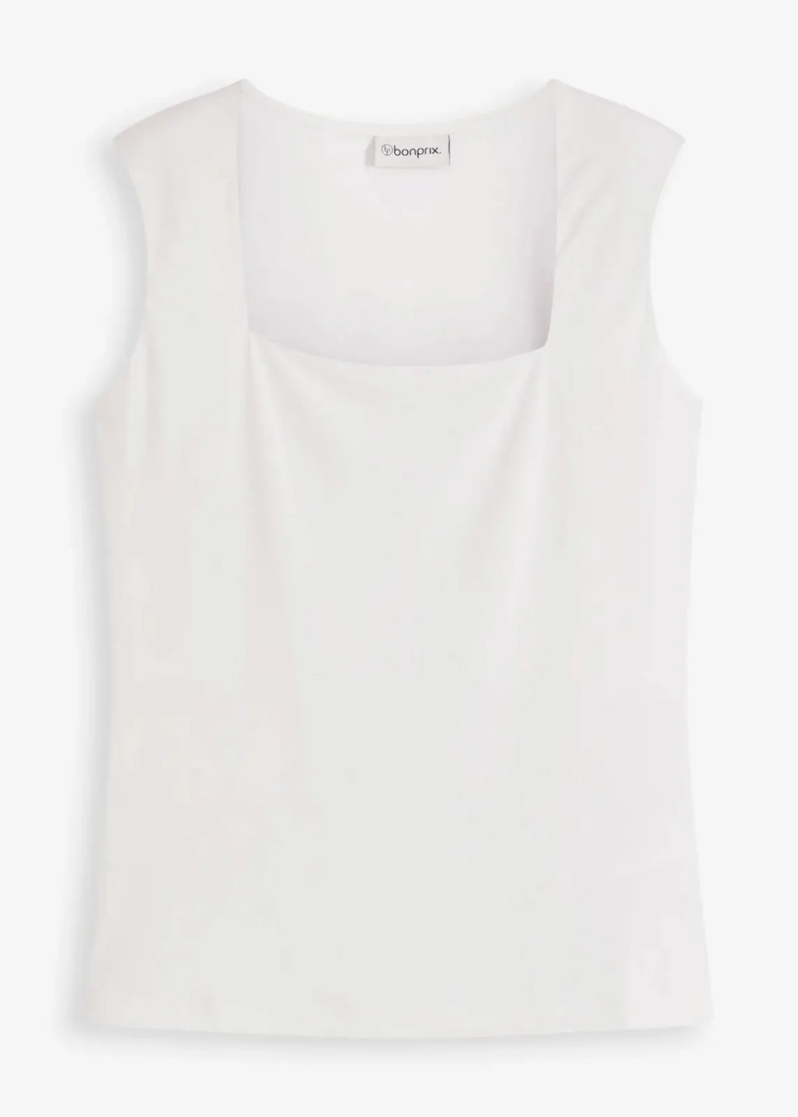 bonprix Shirts & Tops^Top mit Careé Ausschnitt wollweiß