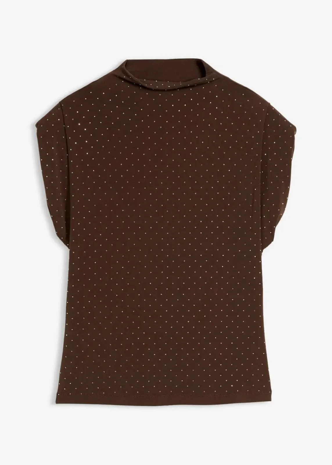 bonprix Shirts & Tops^Top mit Glitzersteinen braun