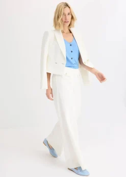 bonprix Shirts & Tops^Top mit Knopfleiste mittelblau