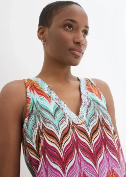 bonprix Shirts & Tops^Top mit Pailetten bunt bedruckt