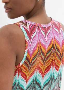 bonprix Shirts & Tops^Top mit Pailetten bunt bedruckt