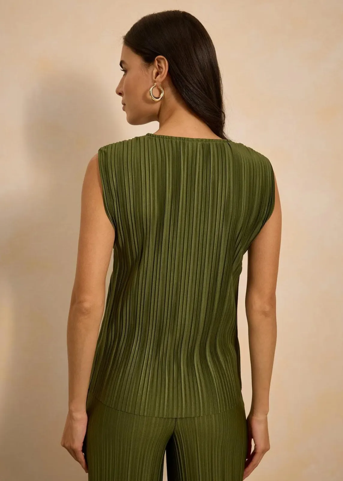 bonprix Shirts & Tops^Top mit Plissee dunkelkhaki