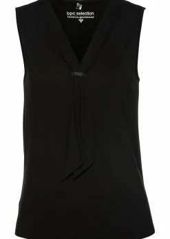 bonprix Shirts & Tops^Top mit Schluppe schwarz