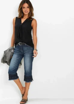 bonprix Shirts & Tops^Top mit Schluppe schwarz