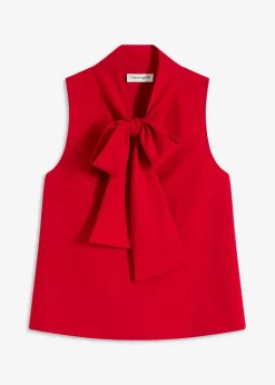 bonprix Shirts & Tops^Top mit Schluppenkragen tiefrot
