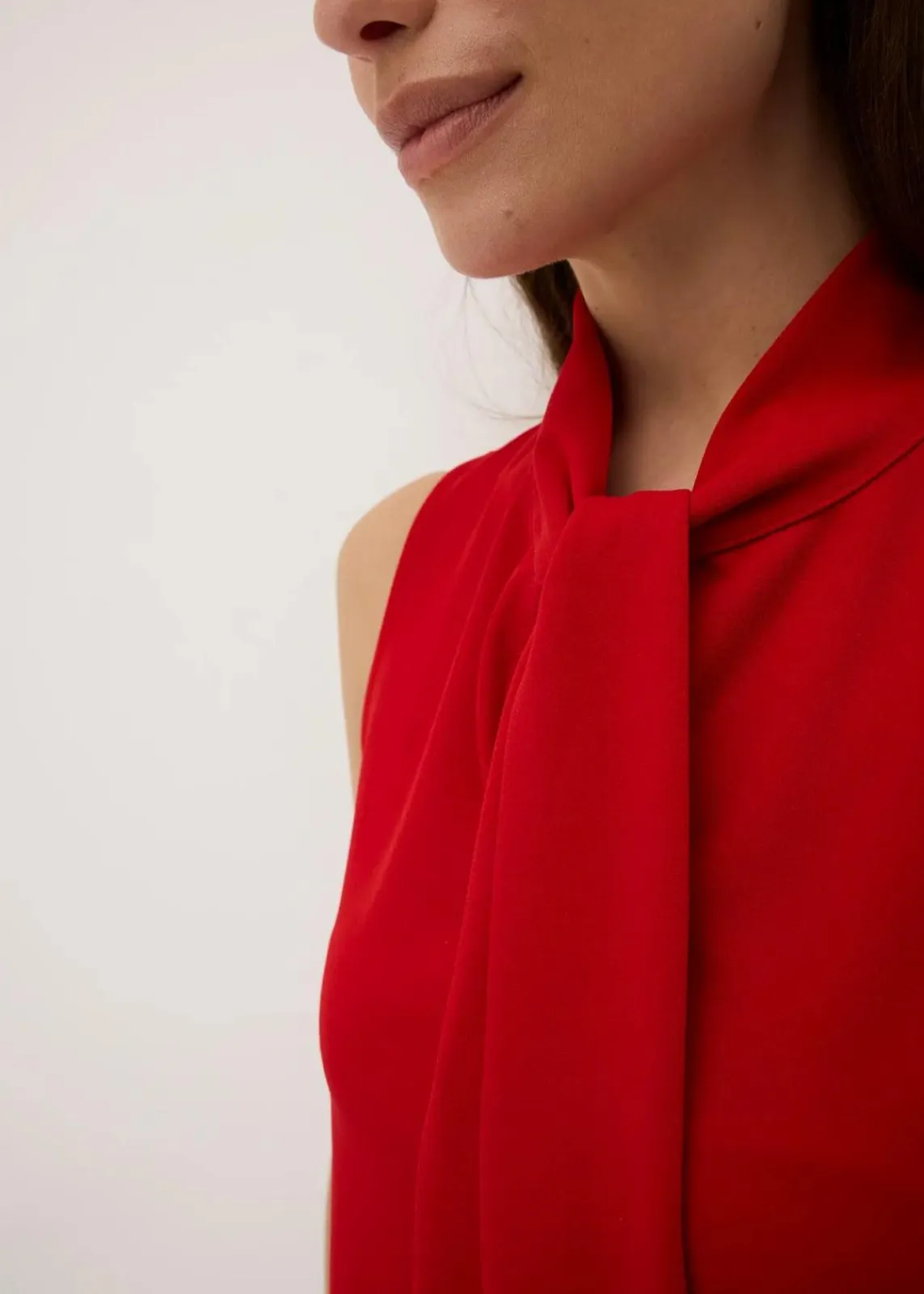 bonprix Shirts & Tops^Top mit Schluppenkragen tiefrot