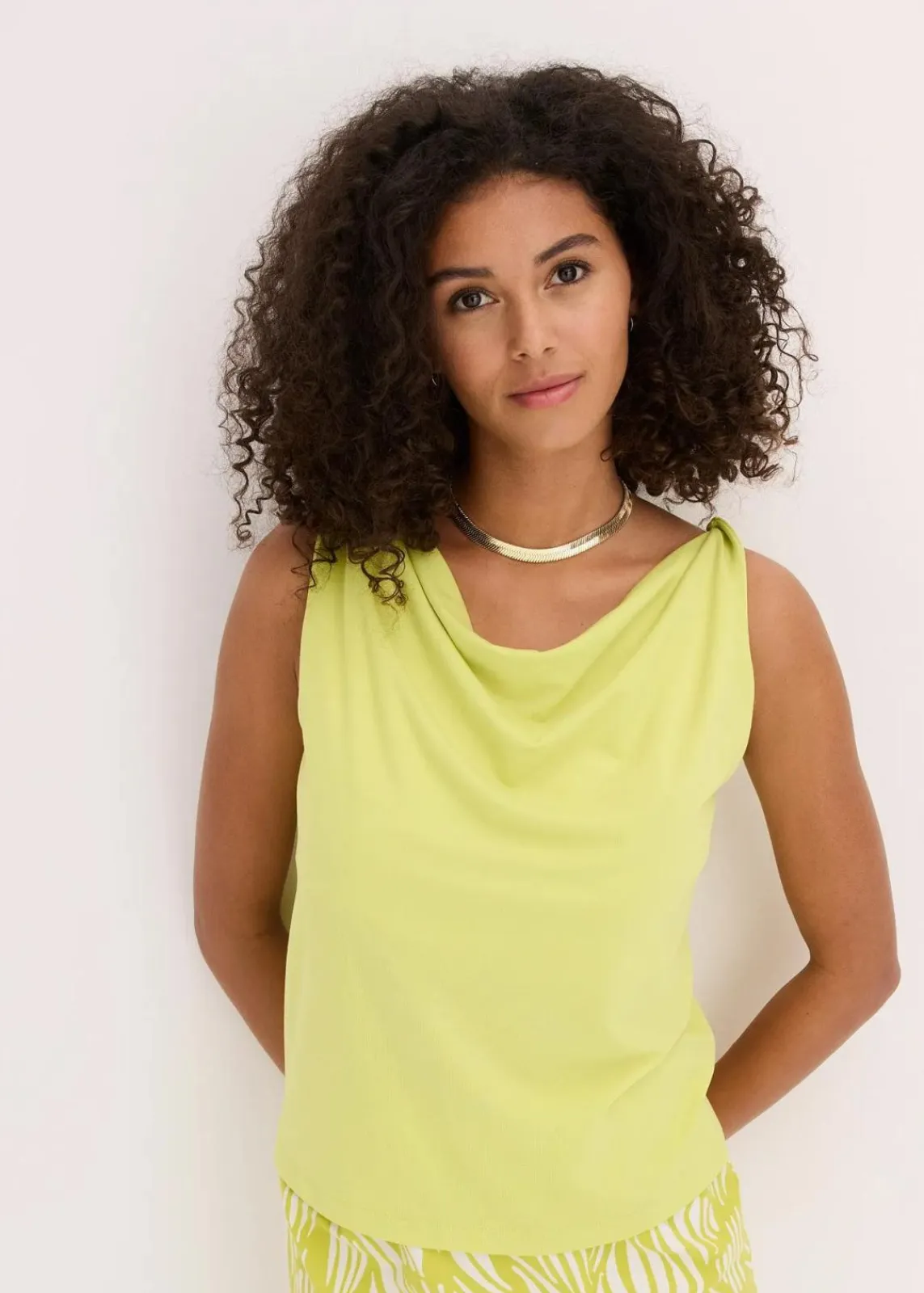 bonprix Shirts & Tops^Top mit Twist-Detail zitrusgelb