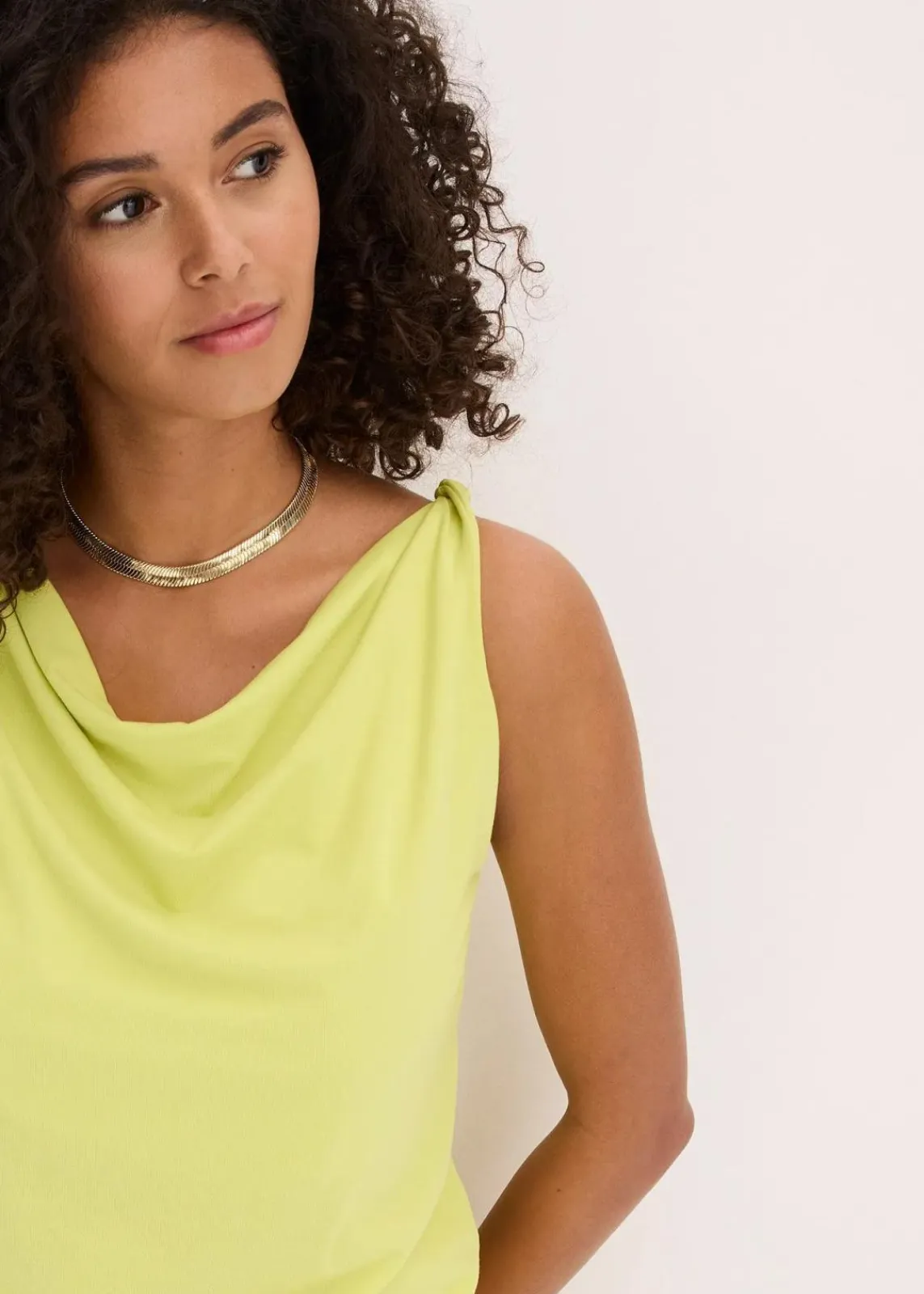 bonprix Shirts & Tops^Top mit Twist-Detail zitrusgelb