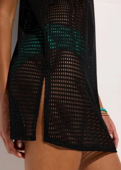 bonprix Strandmode|Shirts & Tops^Transparentes Strandtop schwarz
