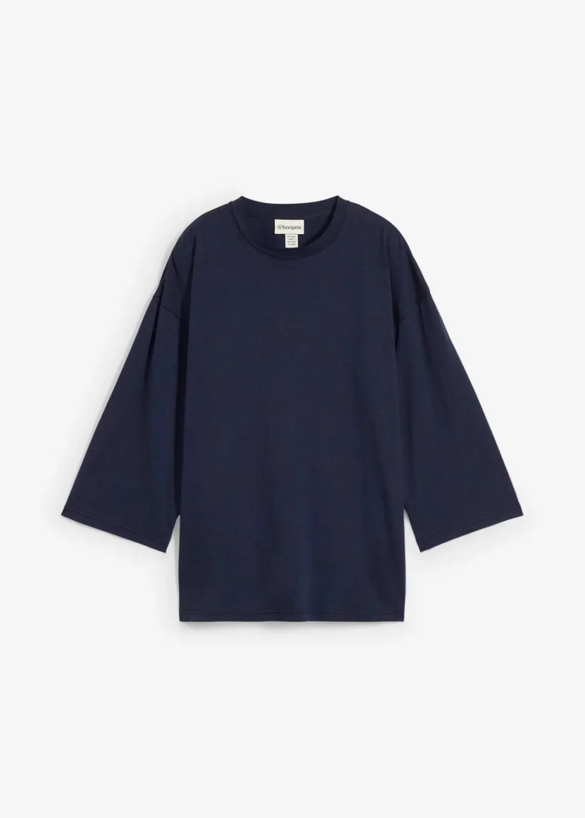 bonprix Shirts & Tops^Trapezförmiges Shirt mit Seidenanteil dunkelblau