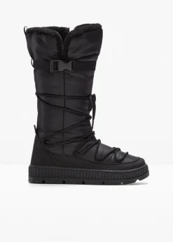 bonprix Mädchen·Stiefel & Stiefeletten|Komfortschuhe^Trekking-Boots schwarz