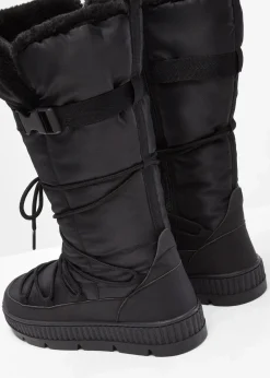 bonprix Mädchen·Stiefel & Stiefeletten|Komfortschuhe^Trekking-Boots schwarz