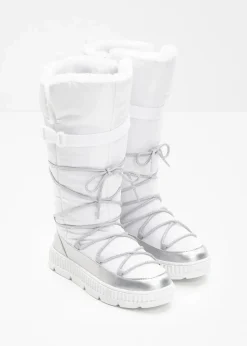 bonprix Outdoorbekleidung|Sport- & Trekkingschuhe^Trekking-Boots weiß/silber