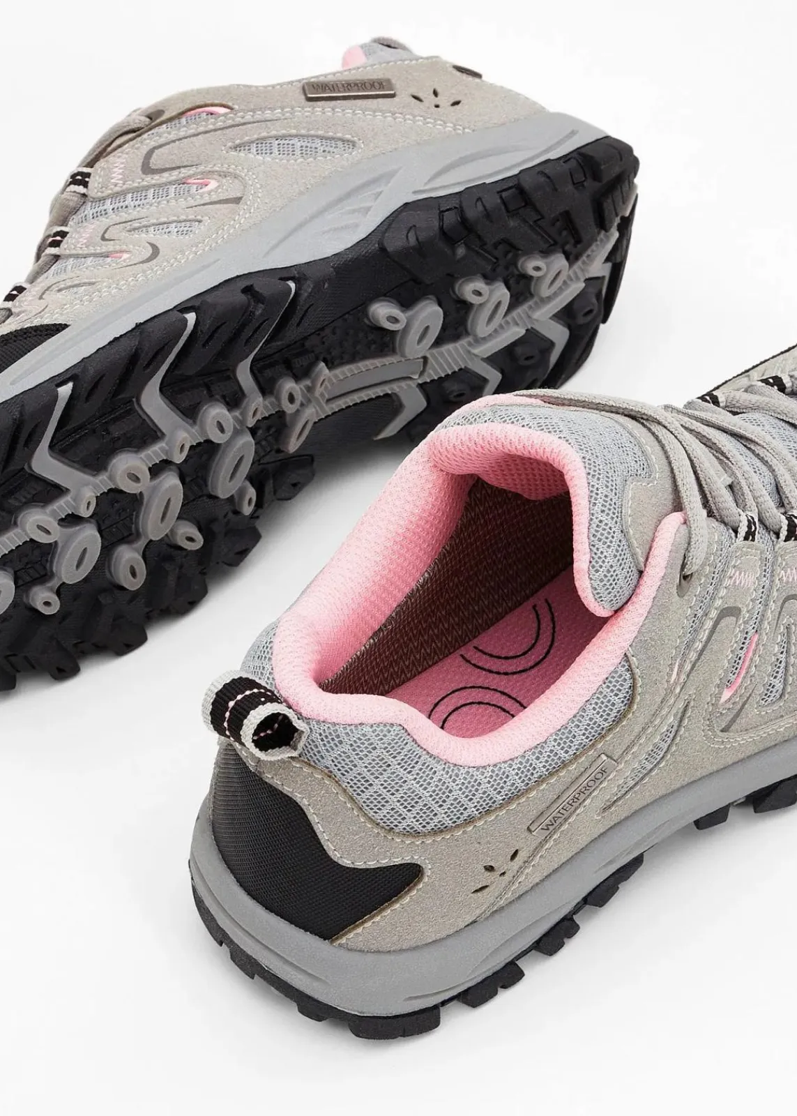 bonprix Outdoorbekleidung|Sport- & Trekkingschuhe^Trekkingschuh grau/pink