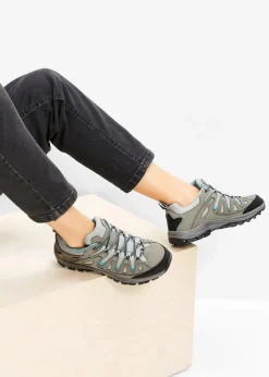 bonprix Komfortschuhe|Sport- & Trekkingschuhe^Trekkingschuh grau/türkis