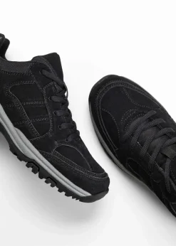 bonprix Sneaker|Sport- & Trekkingschuhe^Trekkingschuhe aus Veloursleder schwarz
