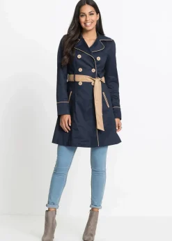 bonprix Jacken & Mäntel^Trenchcoat dunkelblau